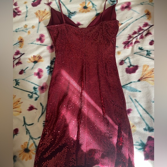 Prom, Hoco, red dress - Picture 1 of 3